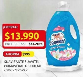 Ara Suavizante suavitel primaveral x 3.000 ml. oferta