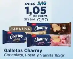 FarmaTodo Galletas Charmy Chocolate, Fresa y Vainilla 192gr oferta