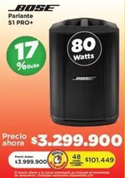 Alkomprar BOSE Parlante S1 PRO+ 80watts oferta