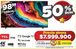 Alkomprar TCL Google TV 98" oferta