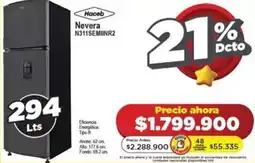 Alkomprar Haceb Nevera N311SEMIINR2 oferta