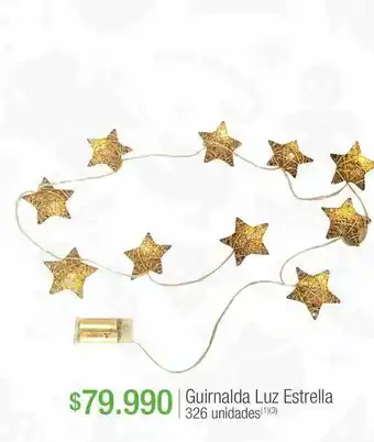 Jumbo Guirnaldas luz estrellas oferta