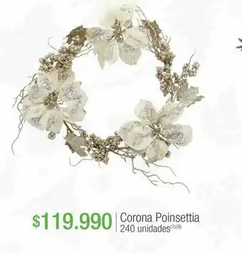 Jumbo Corona poinsetti oferta