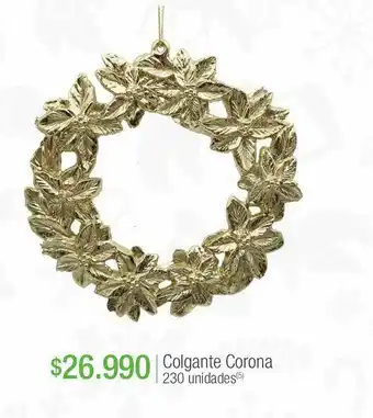 Jumbo Colgante corona oferta