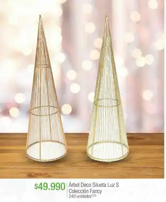 Jumbo Árbol decorativo silueta luz oferta