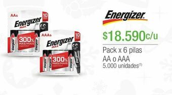 Jumbo Pilas energizer oferta