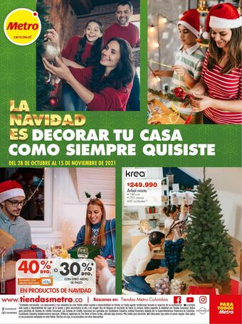 Metro Árbol de navidad oferta