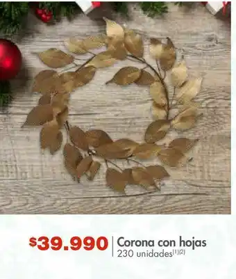 Metro Corona de hojas oferta