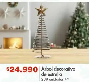 Árbol decorativo de estrella