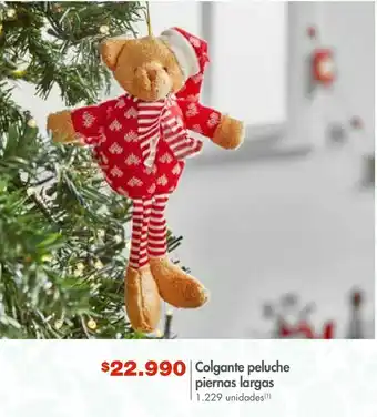 Metro Colgante peluche piernas largas oferta