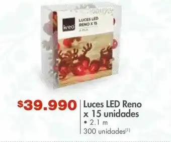 Metro Luces led de navidad 15 un oferta