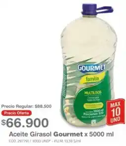 Makro Aceite Girasol Gourmet x 5000ml oferta