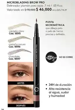 Ésika MICROBLADING BROW PRO oferta