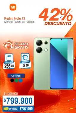 Alkosto Redmi Note 13 oferta