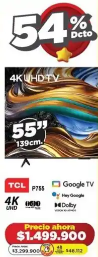 Alkomprar TCL Google TV P755 oferta