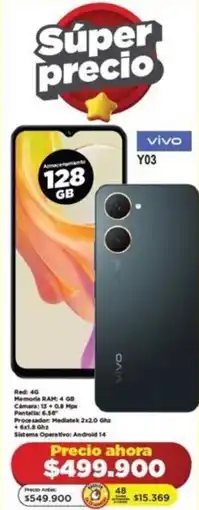 Alkomprar vivo Y03 128GB oferta
