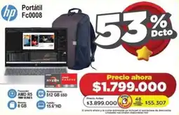 Alkomprar hp Portátil FC0008 oferta
