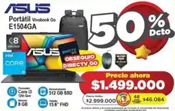 Alkomprar ASUS Portátil Vivobook Go E1504GA oferta