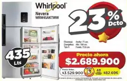 Alkomprar Whirlpool Nevera WRW45AKTWW oferta