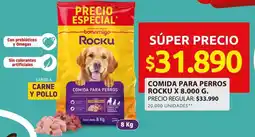 Ara COMIDA PARA PERROS ROCKU X 8.000 G oferta