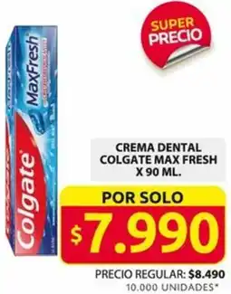 Ara CREMA DENTAL COLGATE MAX FRESH X 90 ML. oferta