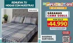 Ara SÁBANAS CAMA DOBLE oferta