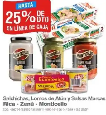 Makro Salchichas, Lomos de Atún y Salsas Marcas oferta