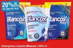 Makro Detergentes Líquidos Blancox x 1800 ml oferta