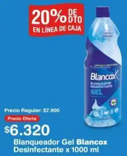 Makro Blanqueador Gel Blancox Desinfectante x 1000 ml oferta