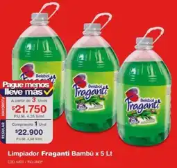 Makro Limpiador Fraganti Bambú x 5 Lt oferta