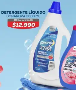 Tiendas D1 DETERGENTE LÍQUIDO BONAROPA 3000 ML oferta
