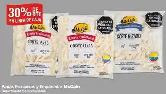 Makro Papas Francesas y Empanadas McCain oferta