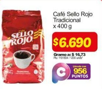Surtimax Café Sello Rojo Tradicional 400g oferta