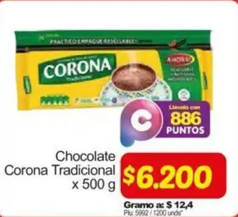 Surtimax Chocolate Corona Tradicional 500g oferta