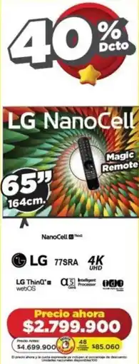 Alkomprar LG NanoCell 65" oferta