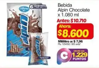 Surtimax Bebida Alpin Chocolate 1.080ml oferta