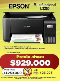 Alkomprar EPSON Multifuncional L3250 oferta