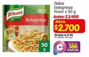 Salsa Bolognesa Knorr 50g