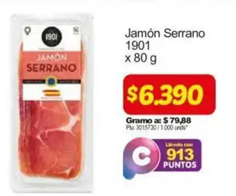 Surtimax Jamón Serrano 1901 80g oferta