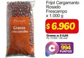Surtimax Frijol Cagamento Rosado Frescampo 1000g oferta