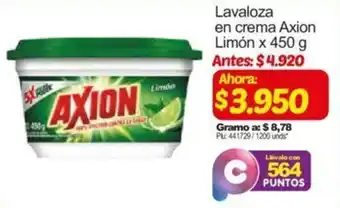 Surtimax Lavaloza en crema Axion Limón 450g oferta