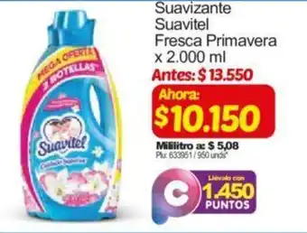 Surtimax Suavizante Suavitel Fresca Primavera 2000ml oferta