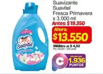 Surtimax Suavizante Suavitel Fresca Primavera 3000ml oferta