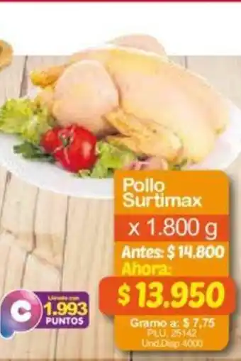 Surtimax Pollo Surtimax 1800g oferta