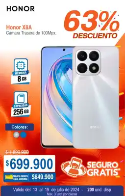 Alkosto Honor X8A oferta