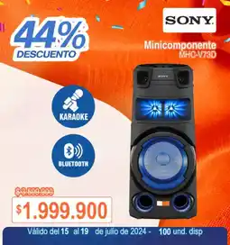 Alkosto SONY Minicomponente oferta