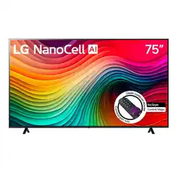 Alkomprar TV LG 75 Pulgadas 189 Cm 75NANO80TS 4K-UHD NanoCell Smart TV oferta