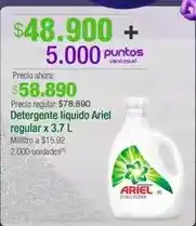 Jumbo Ariel - detergente liquido oferta