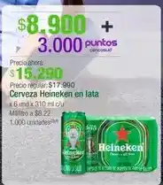 Jumbo Heineken - cerveza en lata oferta