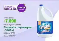 Jumbo Límpido - blanqueador regular oferta